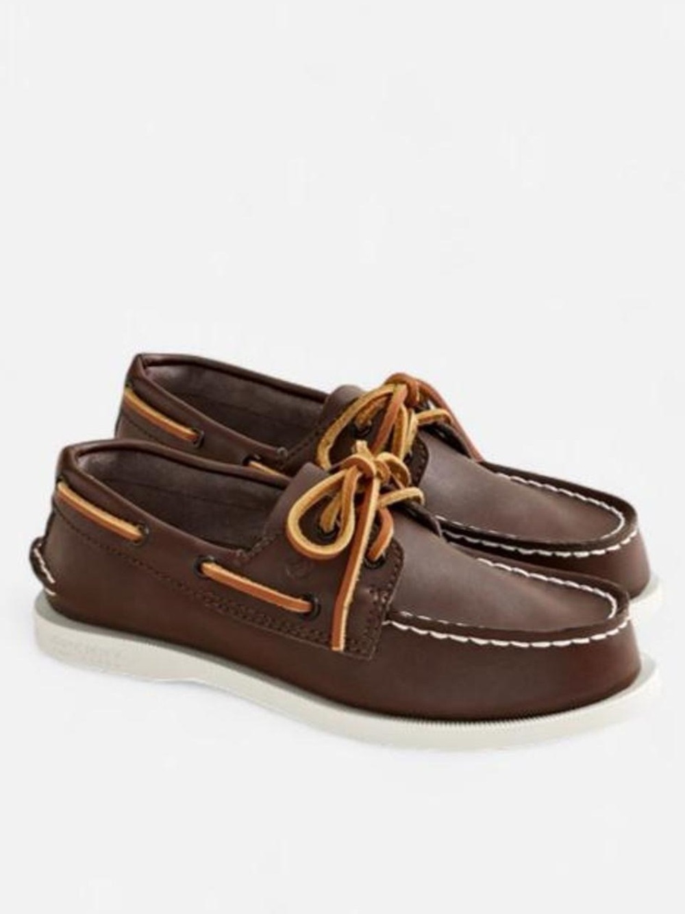 NWOT Boys Sperry Authentic Original Boat Shoes Leather Sz 12.5 Preppy School Kid
